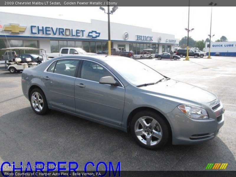 Golden Pewter Metallic / Ebony 2009 Chevrolet Malibu LT Sedan