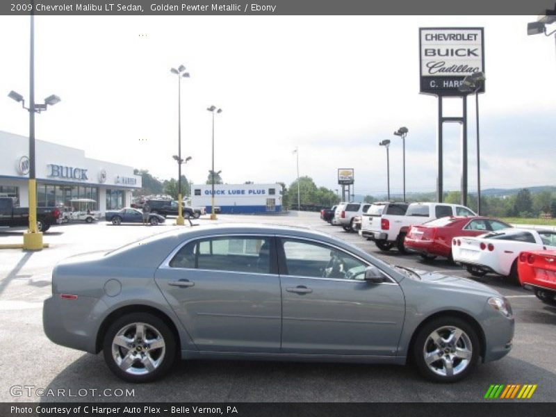 Golden Pewter Metallic / Ebony 2009 Chevrolet Malibu LT Sedan