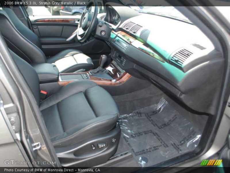 Stratus Grey Metallic / Black 2006 BMW X5 3.0i