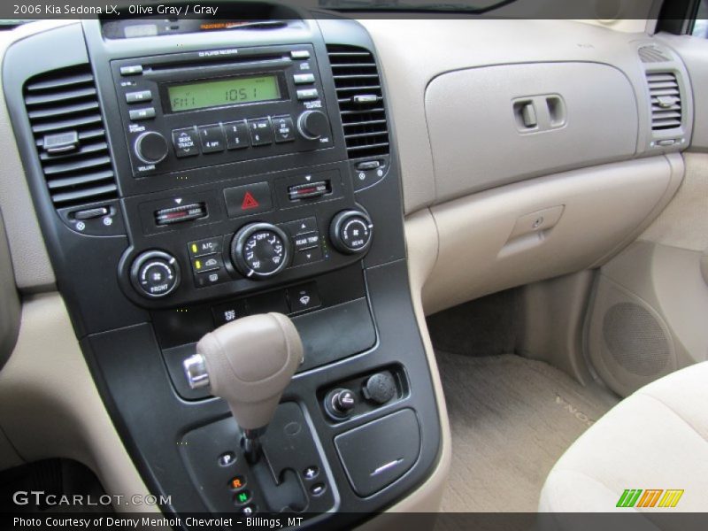 Olive Gray / Gray 2006 Kia Sedona LX