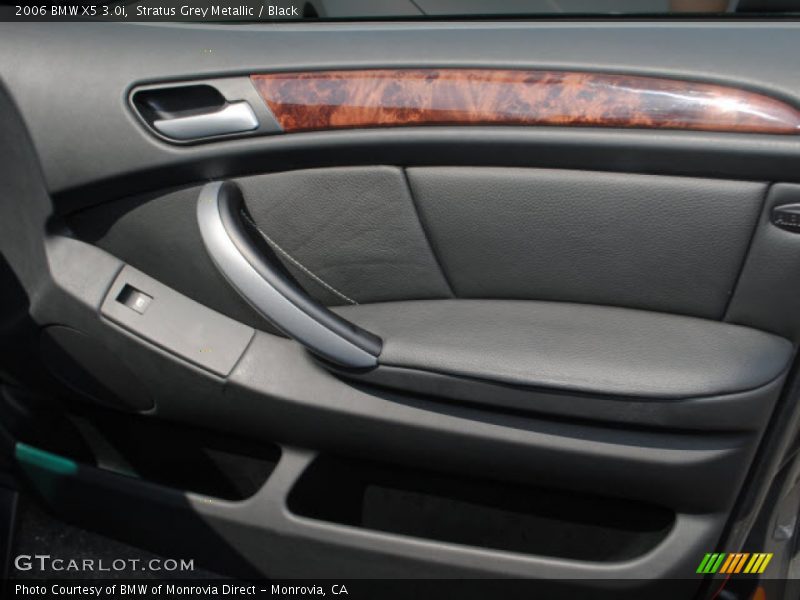 Stratus Grey Metallic / Black 2006 BMW X5 3.0i