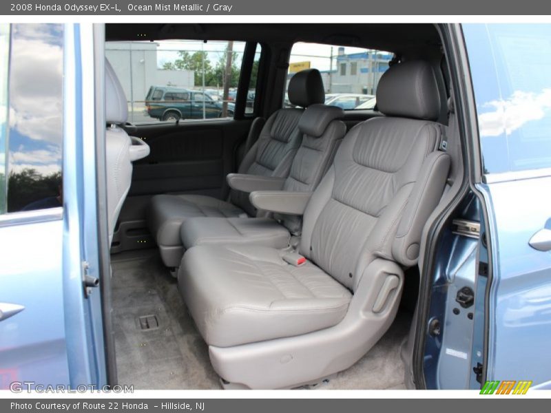Ocean Mist Metallic / Gray 2008 Honda Odyssey EX-L