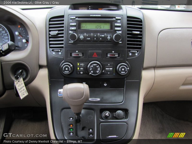 Olive Gray / Gray 2006 Kia Sedona LX