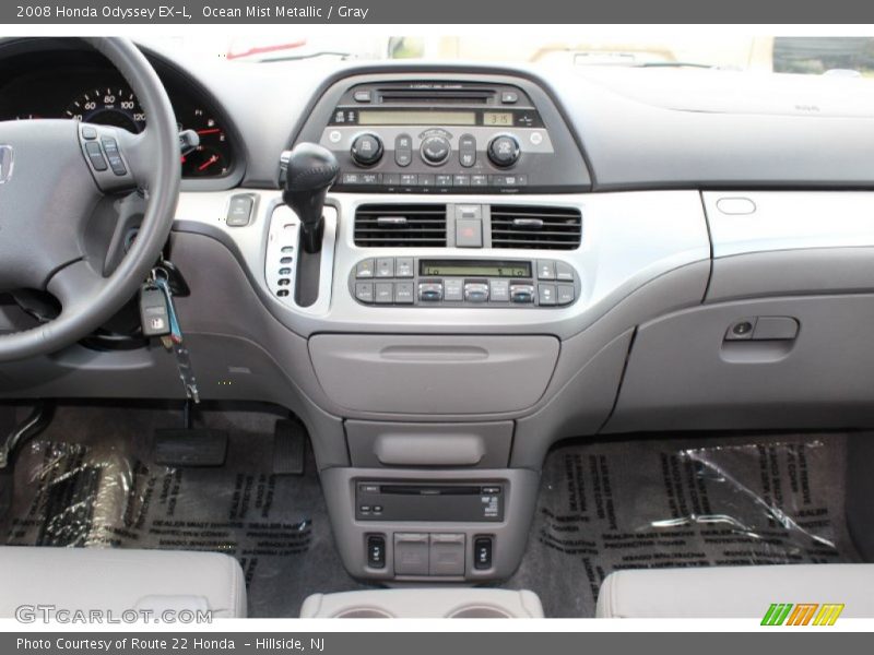 Ocean Mist Metallic / Gray 2008 Honda Odyssey EX-L