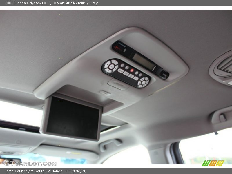 Ocean Mist Metallic / Gray 2008 Honda Odyssey EX-L