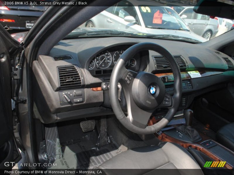 Stratus Grey Metallic / Black 2006 BMW X5 3.0i