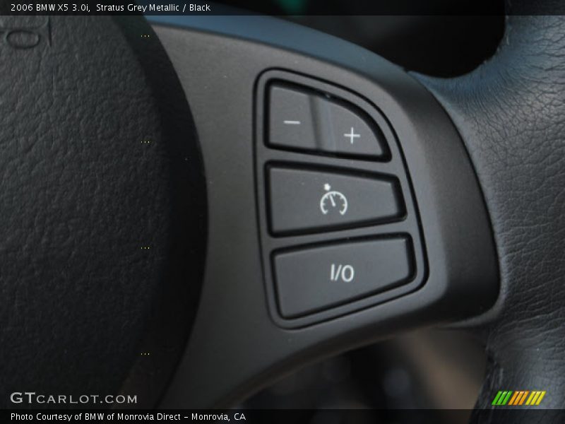 Stratus Grey Metallic / Black 2006 BMW X5 3.0i