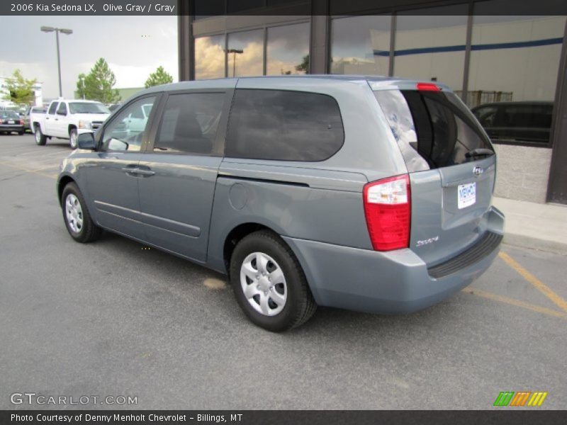 Olive Gray / Gray 2006 Kia Sedona LX