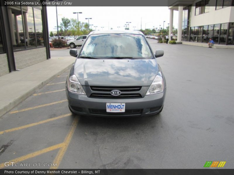Olive Gray / Gray 2006 Kia Sedona LX