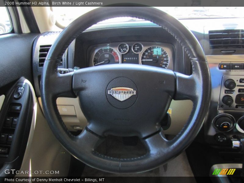 Birch White / Light Cashmere 2008 Hummer H3 Alpha