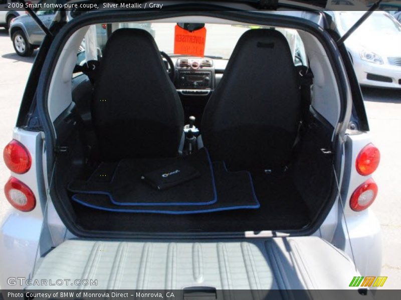 Silver Metallic / Gray 2009 Smart fortwo pure coupe
