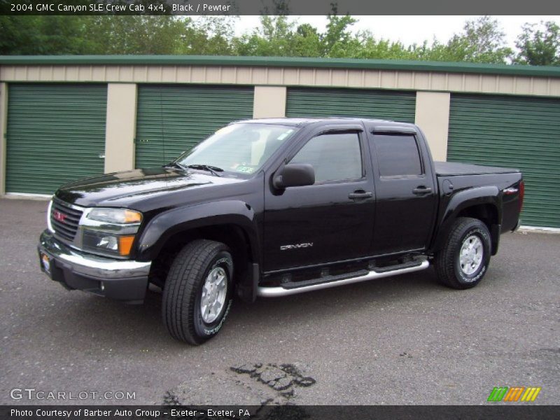 Black / Pewter 2004 GMC Canyon SLE Crew Cab 4x4