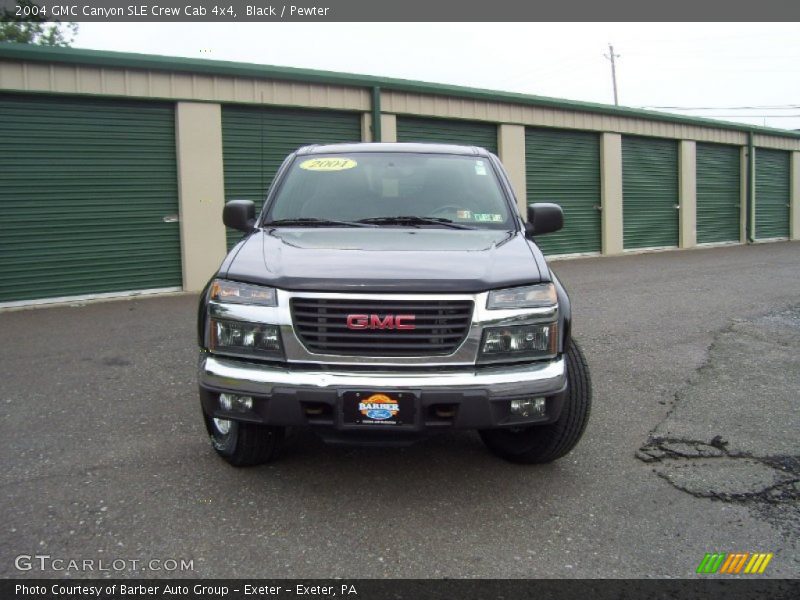 Black / Pewter 2004 GMC Canyon SLE Crew Cab 4x4