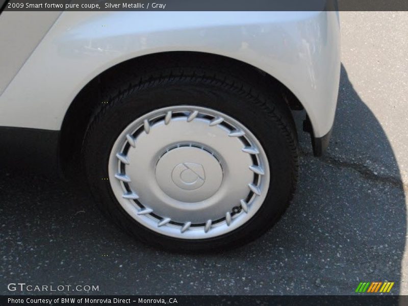 Silver Metallic / Gray 2009 Smart fortwo pure coupe
