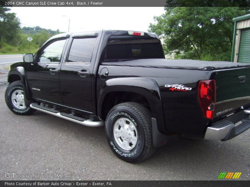 Black / Pewter 2004 GMC Canyon SLE Crew Cab 4x4