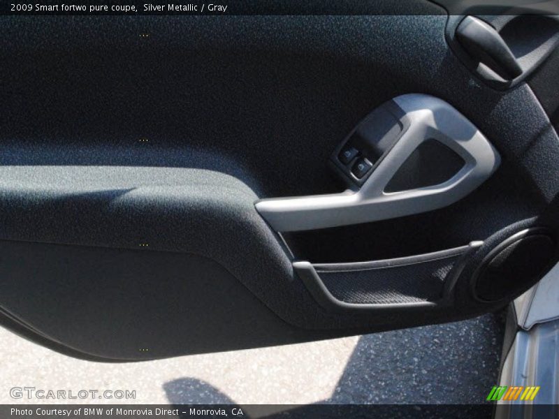 Silver Metallic / Gray 2009 Smart fortwo pure coupe