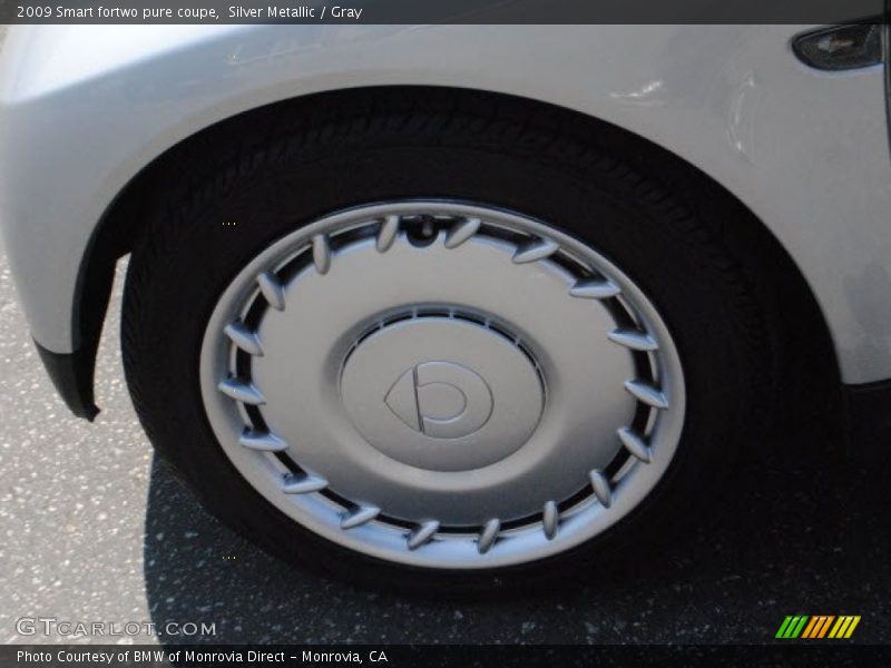 Silver Metallic / Gray 2009 Smart fortwo pure coupe