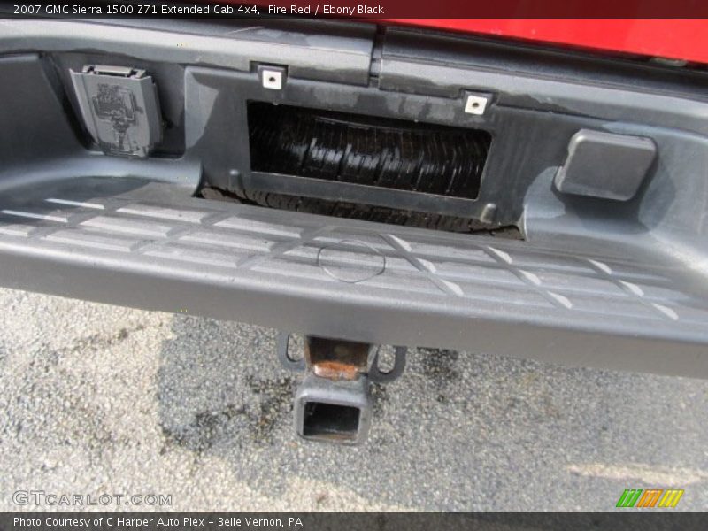 Fire Red / Ebony Black 2007 GMC Sierra 1500 Z71 Extended Cab 4x4