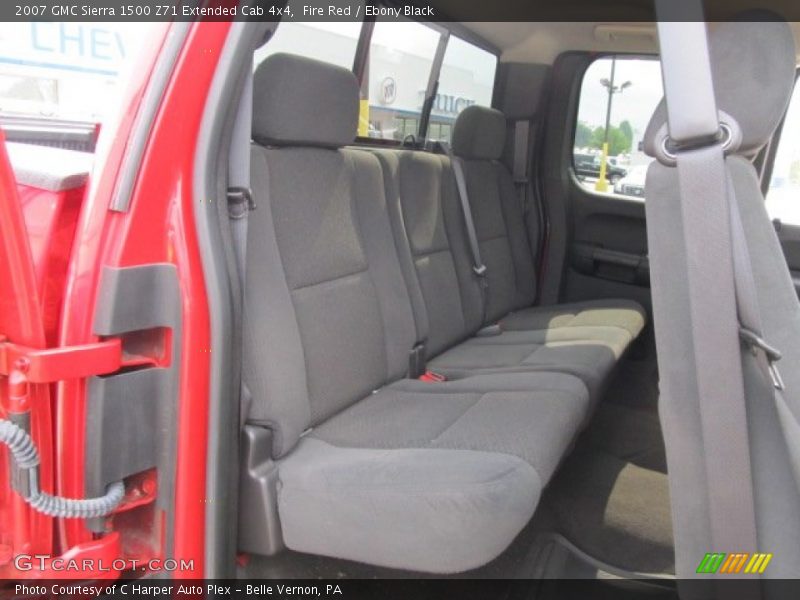 Fire Red / Ebony Black 2007 GMC Sierra 1500 Z71 Extended Cab 4x4