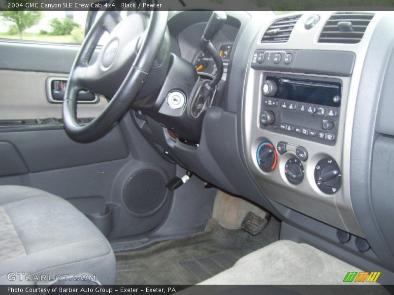 Black / Pewter 2004 GMC Canyon SLE Crew Cab 4x4