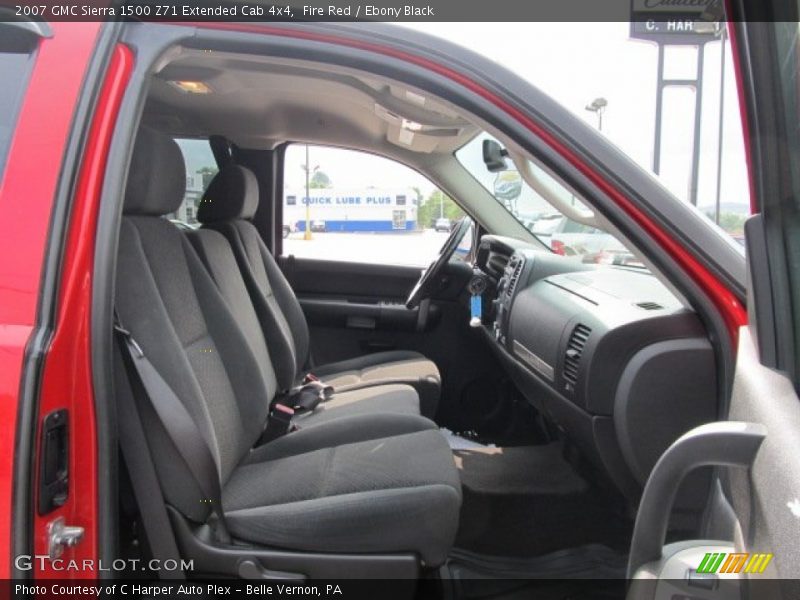 Fire Red / Ebony Black 2007 GMC Sierra 1500 Z71 Extended Cab 4x4