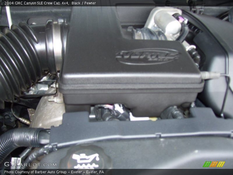 Black / Pewter 2004 GMC Canyon SLE Crew Cab 4x4