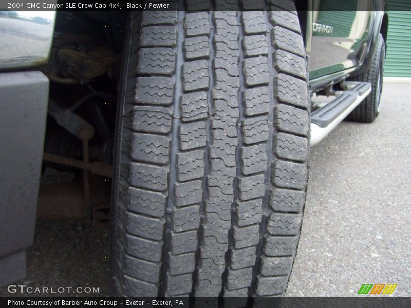 Black / Pewter 2004 GMC Canyon SLE Crew Cab 4x4