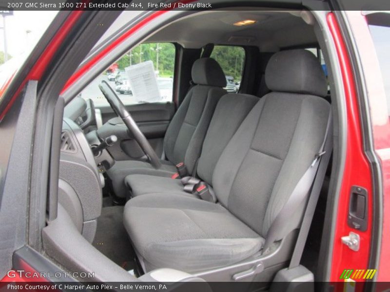 Fire Red / Ebony Black 2007 GMC Sierra 1500 Z71 Extended Cab 4x4