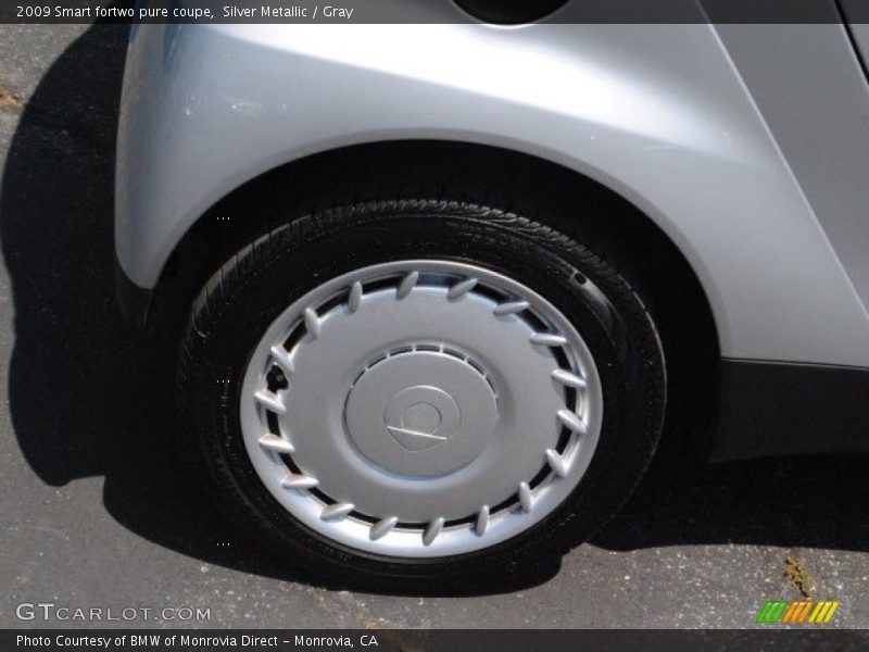 Silver Metallic / Gray 2009 Smart fortwo pure coupe