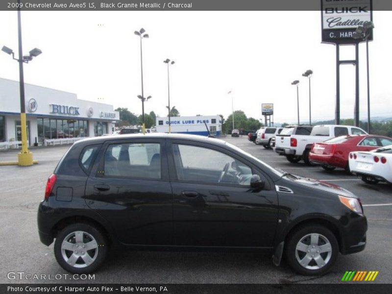 Black Granite Metallic / Charcoal 2009 Chevrolet Aveo Aveo5 LS