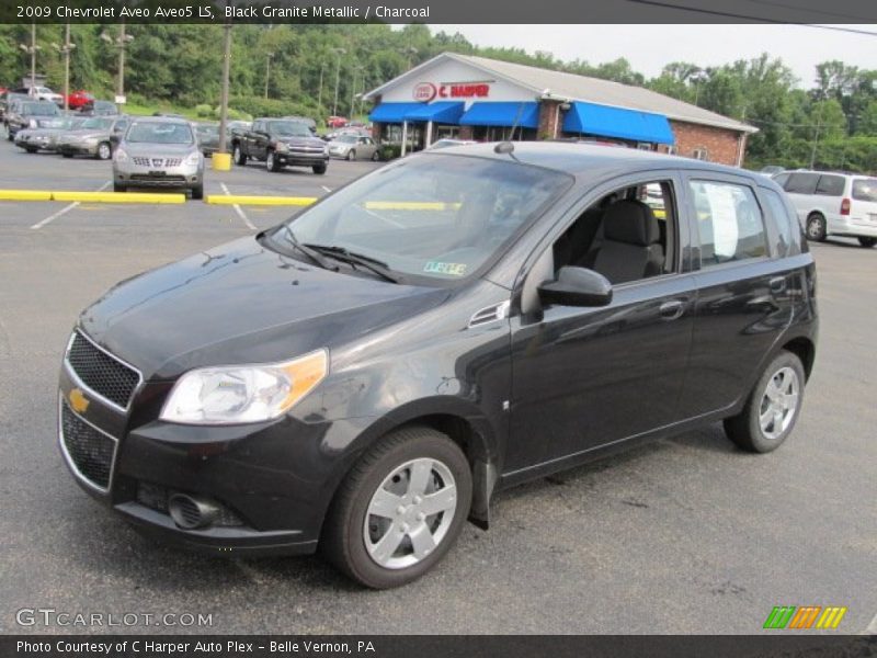 Black Granite Metallic / Charcoal 2009 Chevrolet Aveo Aveo5 LS