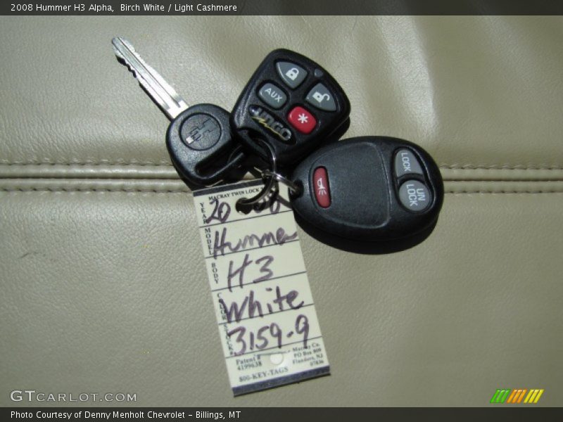 Birch White / Light Cashmere 2008 Hummer H3 Alpha