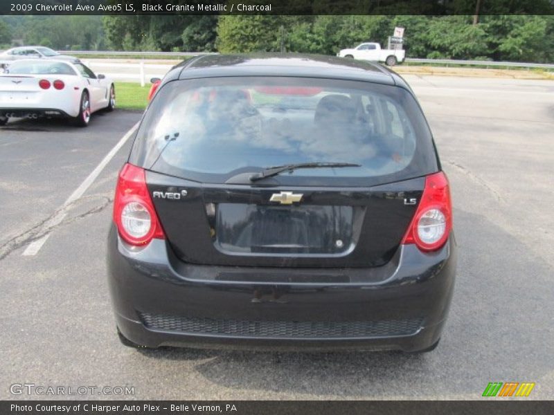 Black Granite Metallic / Charcoal 2009 Chevrolet Aveo Aveo5 LS