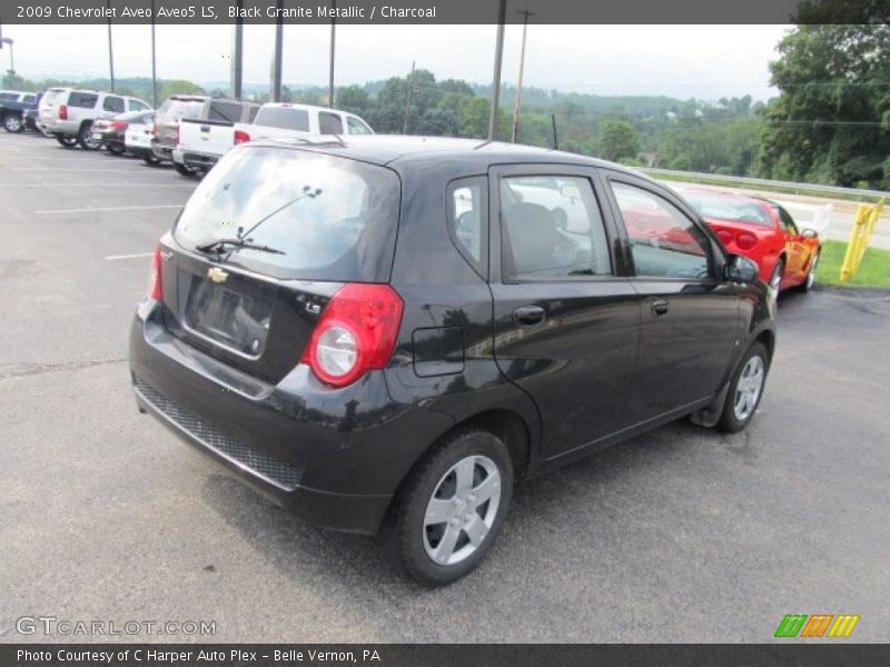 Black Granite Metallic / Charcoal 2009 Chevrolet Aveo Aveo5 LS