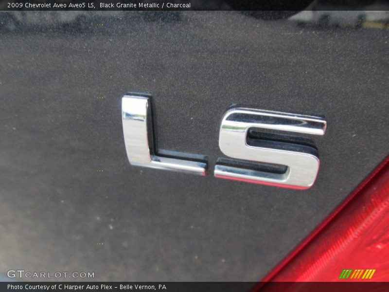 Black Granite Metallic / Charcoal 2009 Chevrolet Aveo Aveo5 LS