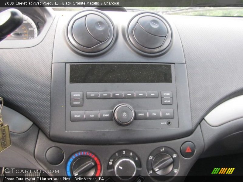 Black Granite Metallic / Charcoal 2009 Chevrolet Aveo Aveo5 LS