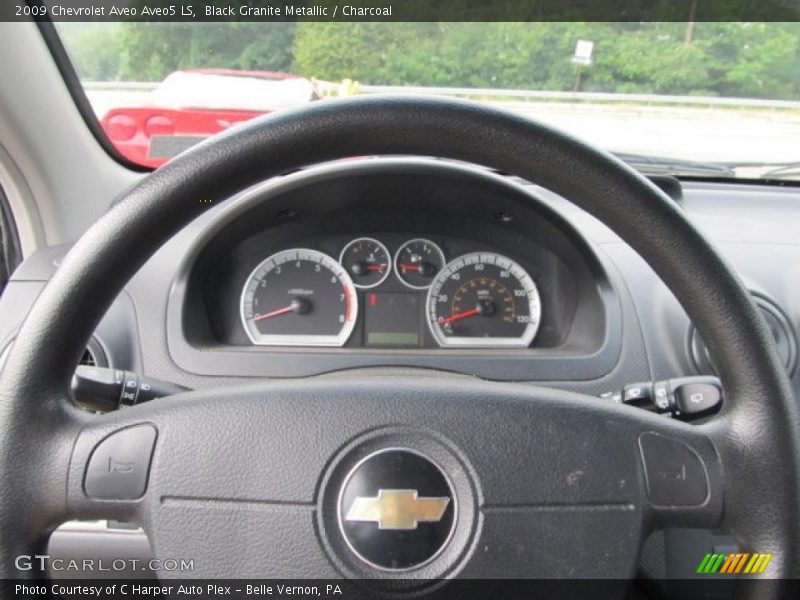 Black Granite Metallic / Charcoal 2009 Chevrolet Aveo Aveo5 LS