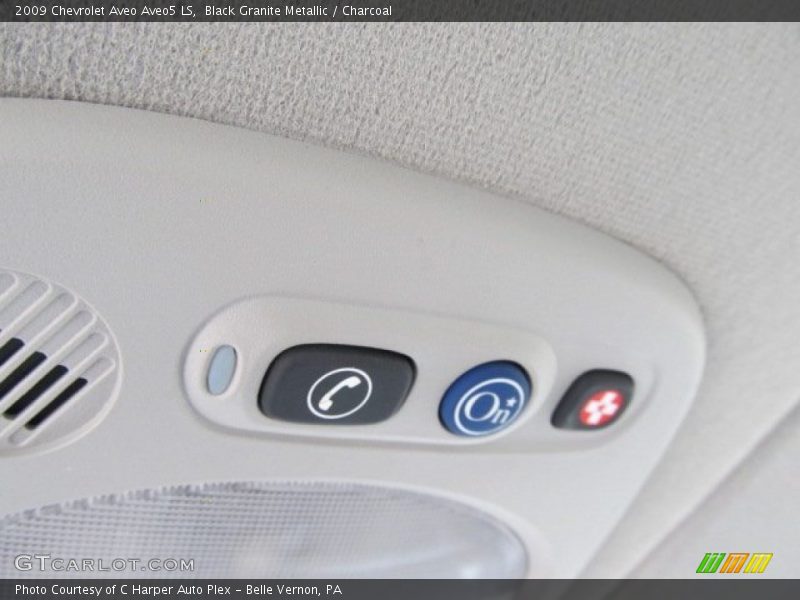 Black Granite Metallic / Charcoal 2009 Chevrolet Aveo Aveo5 LS