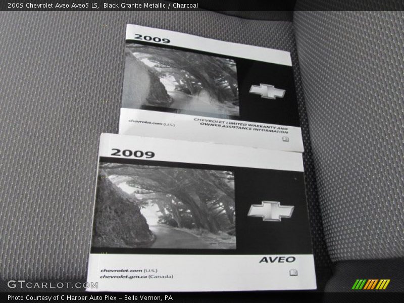 Black Granite Metallic / Charcoal 2009 Chevrolet Aveo Aveo5 LS