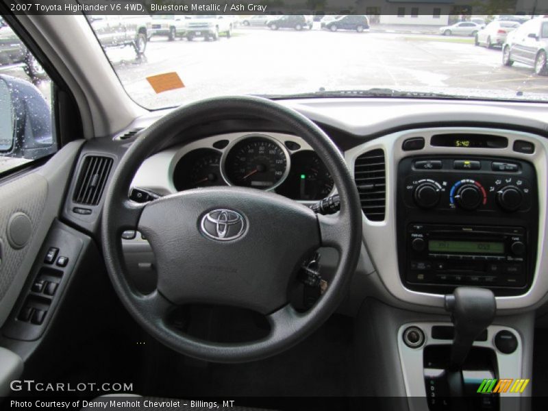 Bluestone Metallic / Ash Gray 2007 Toyota Highlander V6 4WD