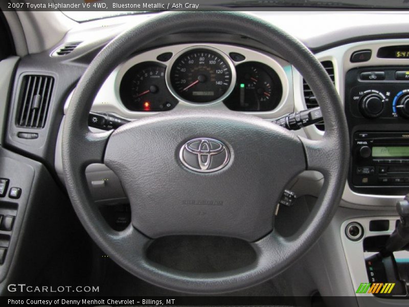Bluestone Metallic / Ash Gray 2007 Toyota Highlander V6 4WD