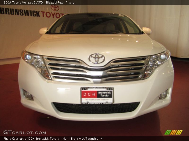 Blizzard Pearl / Ivory 2009 Toyota Venza V6 AWD