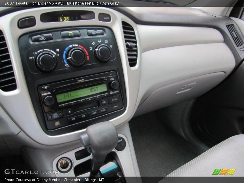 Bluestone Metallic / Ash Gray 2007 Toyota Highlander V6 4WD