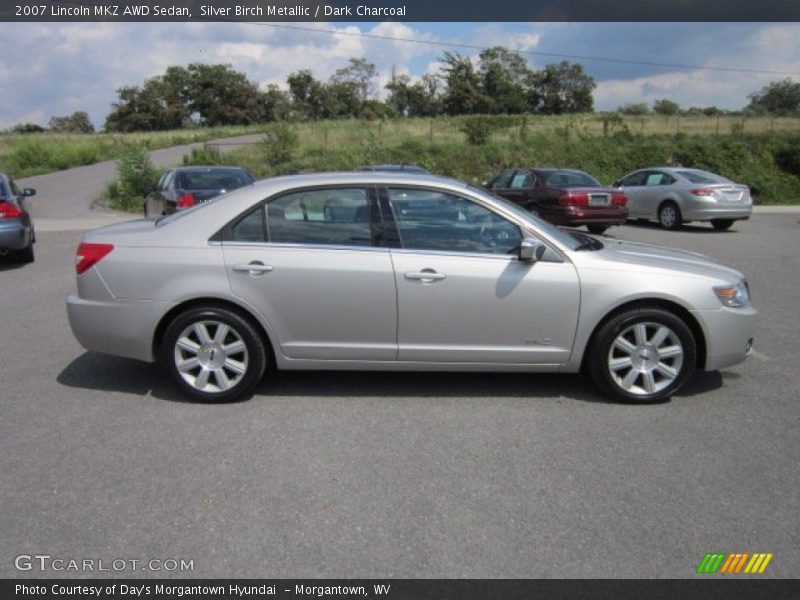 Silver Birch Metallic / Dark Charcoal 2007 Lincoln MKZ AWD Sedan