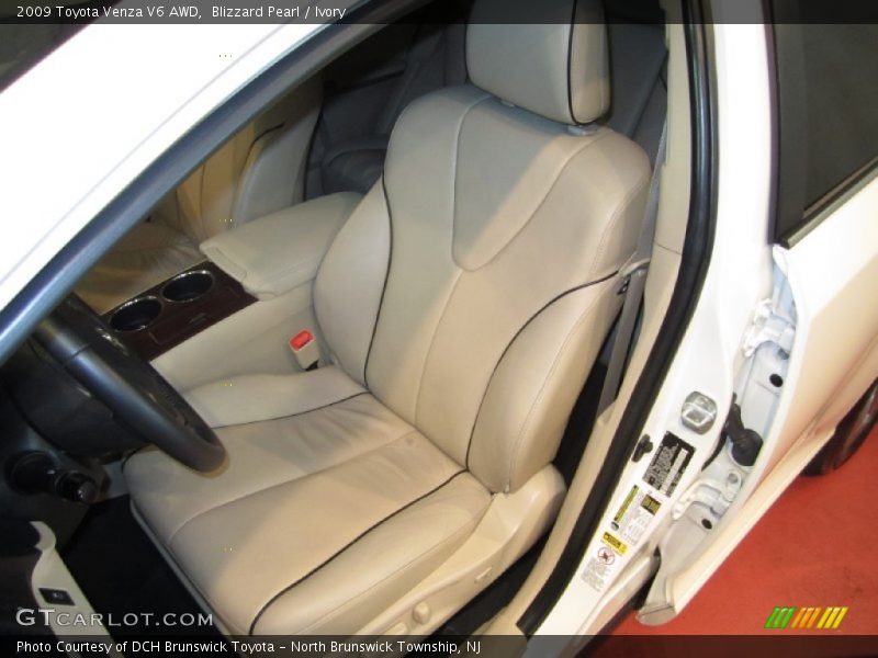 Blizzard Pearl / Ivory 2009 Toyota Venza V6 AWD