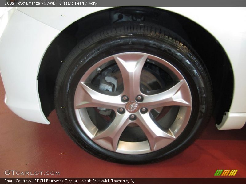 Blizzard Pearl / Ivory 2009 Toyota Venza V6 AWD