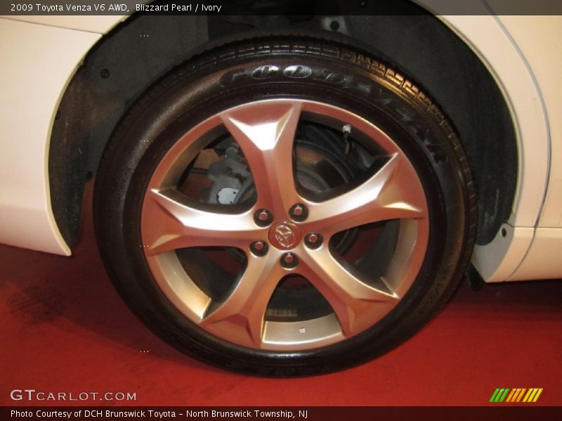 Blizzard Pearl / Ivory 2009 Toyota Venza V6 AWD