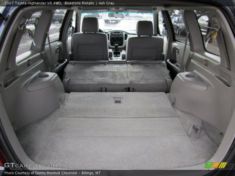Bluestone Metallic / Ash Gray 2007 Toyota Highlander V6 4WD