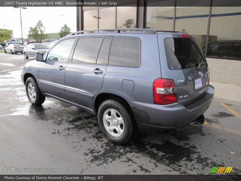 Bluestone Metallic / Ash Gray 2007 Toyota Highlander V6 4WD