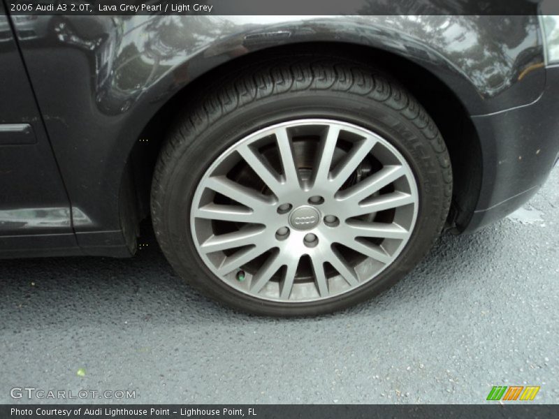 Lava Grey Pearl / Light Grey 2006 Audi A3 2.0T